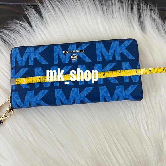 Michael Kors Jet Set Charm Large Travel Continental Wristlet Wallet - Picture 12 of 13